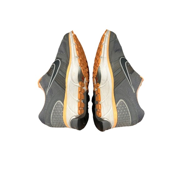 Nike Pegasus 28 Sneakers Flywire Zoom Air Cushion Gray Orange Women's Size 9 - Picture 4 of 9